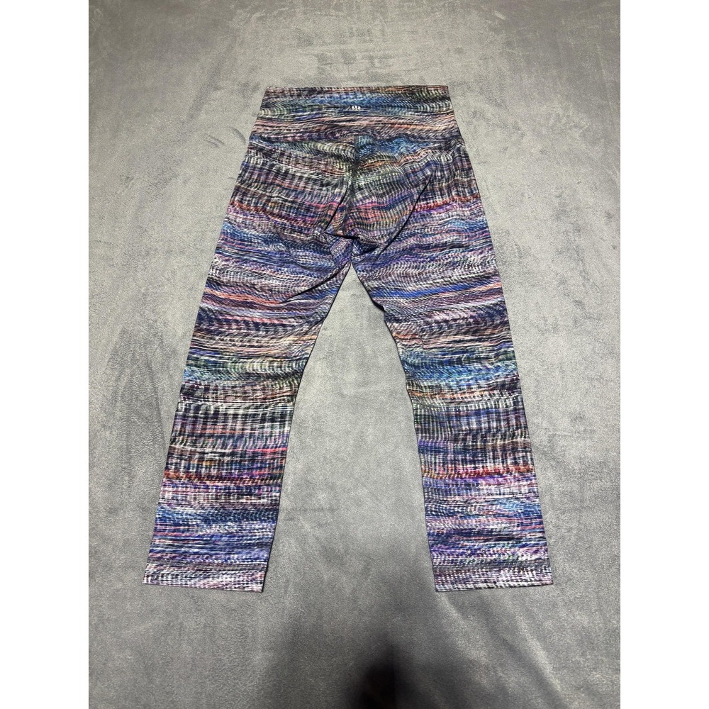 Lululemon Women Size 6 Wunder Train High Rise Crop Leggings W6BF9